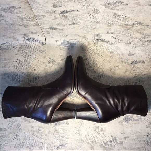 Alberto Fermani very soft brown leather boots - Picture 7 of 14